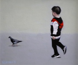 Boy and Pigeon